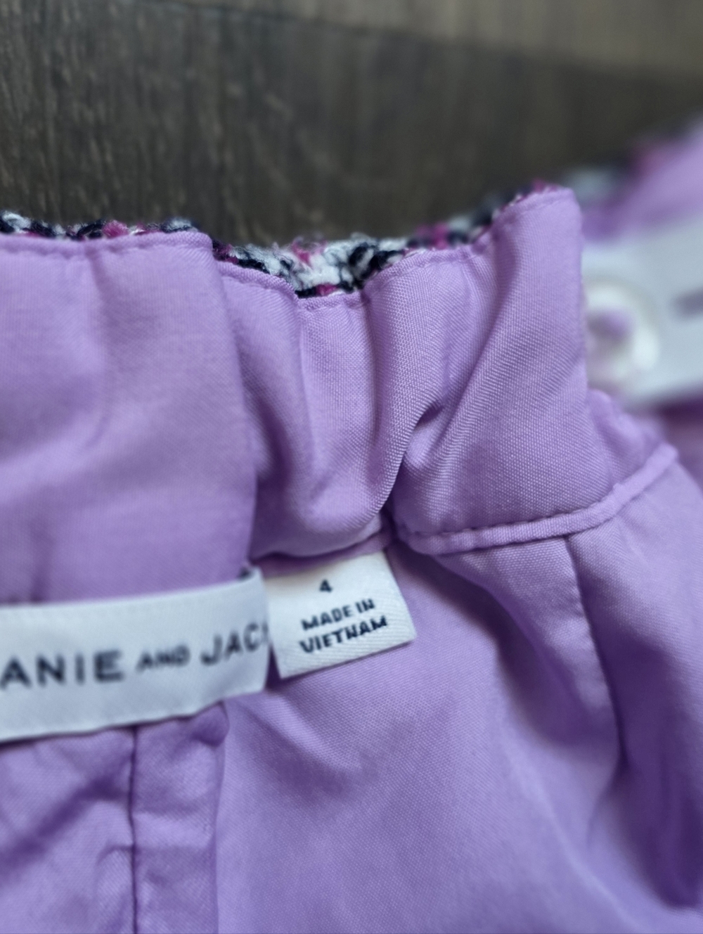 Janie & Jack lilac boucle Paris 6-pc outfit set - Picture 7 of 16